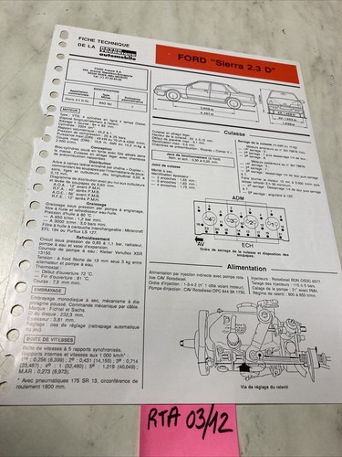 Ford sierra d diesel - ford, 2.3