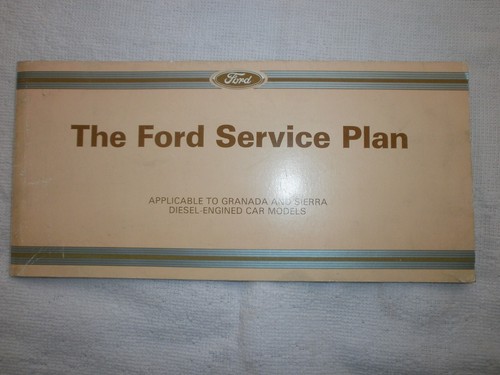 Ford service book unused - ford,